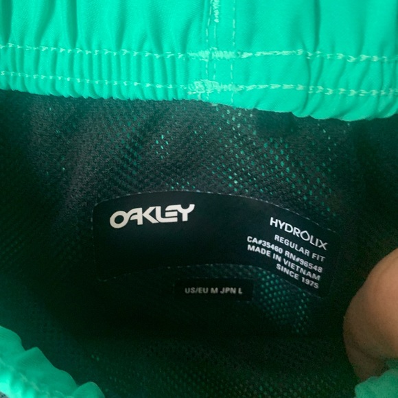 Oakley Swim Trunks Shirts Men’s Size Large Hydrolix Reg Fit Lined Drawstring - Picture 5 of 8